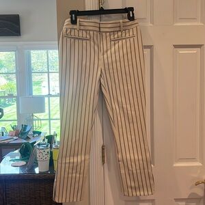 Anthropologie striped pants. The essential Slim size 0